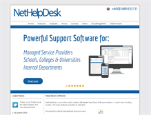 Tablet Screenshot of net-help-desk.com
